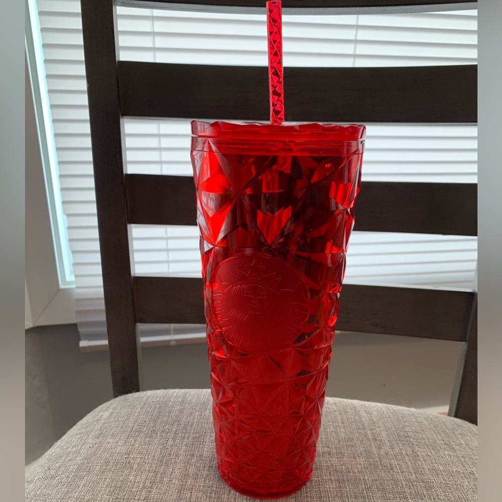 Red Diamond Prism Starbucks tumbler - 24 Oz